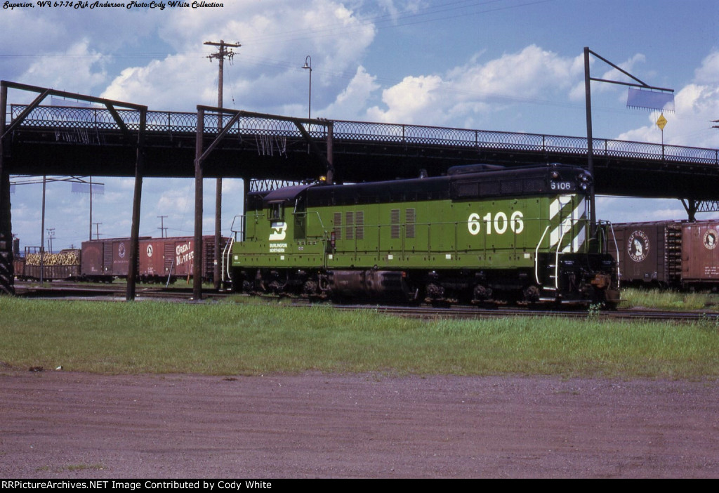 Burlington Northern SD9 6106